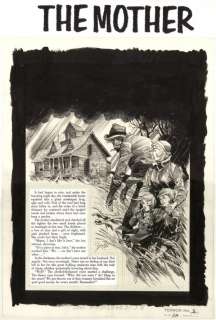 118: Davis The Mother Ter Ill 3 1956 original comic art | Russ Cochran