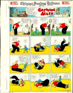Frank King | King - Gasoline Alley, Sunday Page Color Proof, (04/14/1926) | Russ Cochran
