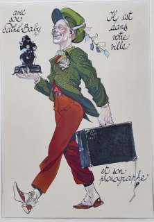 Severin, Alec | Severin, Alec - Dessin original couleur - Pathé Baby | Catawiki