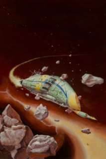 Peter Andrew Jones (American, b. 1951)
 Rogue Ship paperback cover, 1975
 Acrylic on board
 21-3/4 x 14-1/2 inches
 Init... | Heritage