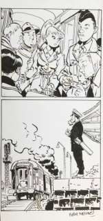 Meynet, Félix | Spirou et Fantasio - Dessin original - Deux Cases Inédites dont 1 avec Seccotine - Projet Meynet et scénario Yann + Yves Sente | Catawiki