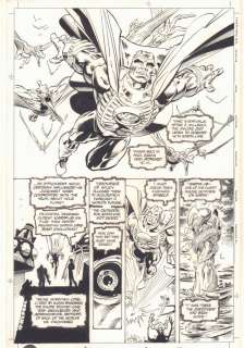 Scott Eaton - Leonard nimoy‘s primortals #1 p. 16 - flying 1/2 splash - 1995