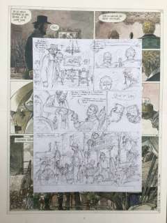 Hermann | Hermann - Planche originale crayonnée - Duke T5 - Un Pistolero tu seras - (2020) | Catawiki