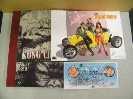 Eric Herengeul | Kong Crew 1 - Luxe editie met linnen rug + opdrachttekening - Cartonné - EO - (2019) | Catawiki