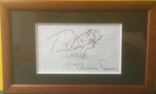 Francq | Francq Largo Winch dessin original crayon | JeanMichel.net