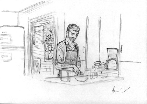 DESSIN ORIGINAL POUR STELLA PAR CYRIL BONIN - ILLUSTRATION N°2 | Pulp’s