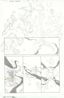 Esad Ribic | King Thor #4 (726) P.6 - Loki Vs. Gorr the God Butcher - 2020 Signed | Anthony’s Comic Book Art