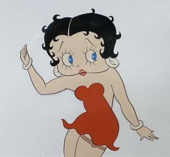 Nta, 1977 | Betty Boop - Betty Boop Color Animation Cel Original Art - framed and certified | Catawiki
