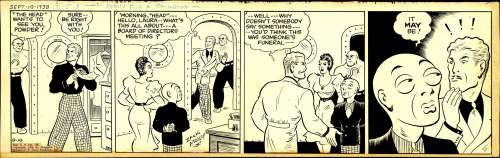 Zack Mosley | Mosley - SMILIN’ JACK, Daily Strip (09/10/1938) | Russ Cochran