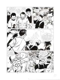 Roberto de Angelis | Nathan Never n. 122 - Roberto De Angelis 4x Tavola Originale "Segnali dallo spazio" - Page volante - Exemplaire unique - (2001) | Catawiki