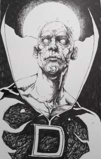 Jim Muniz - Deadman 11 X 17 Bust Commission Page Bust Commission