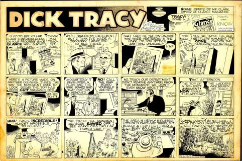 Gould - DICK TRACY, Sunday (12/14/1947) | Russ Cochran