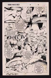 Original Art for Cosmic Powers Unlimited (1995) Issue 4, Story Page 3 by Scot Eaton and Pam Eklund | mycomicshop.com