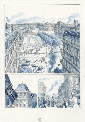 Dominique Bertail | Madeleine, Résistante tome 4 – Planche originale 73 | Galerie Barbier