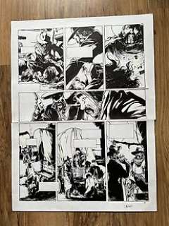 Hugues Labiano | Labiano, Hugues - Planche originale (p.5) - L’étoile du Désert T3 - (2016) | Catawiki