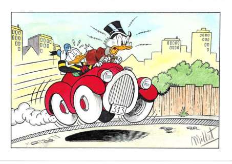 Millet | . Scrooge McDuck & Donald Duck - Millet - Original Drawing - EO | Catawiki