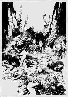 Tom Grindberg - conan the slayer #12 cover (over-sized) 2017