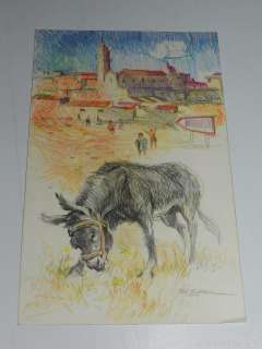 (LB20) DIBUJO ORIGINAL DE BALLESTAR , 29 X 18 CM , BUEN ESTADO