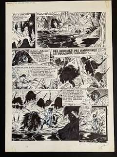 Édouard Aidans | Planche originale (p.26) Tounga T14 - La dernière épreuve - (1985) | Catawiki