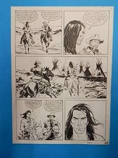 Stefano Biglia - Magico Vento n. 77 - Stefano Biglia 4x Tavola Originale "Pioggia-in-faccia" - Page volante - Exemplaire unique - (2003)