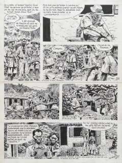 Auclair, Claude | Auclair, Claude - Originele pagina - Le Sang du flamboyant - (1985) | Catawiki