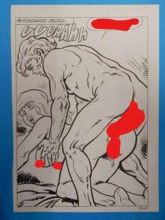 Sandro Angiolini | La Poliziotta n. 69 - Sandro Angiolini - Tavola Originale "Un gran figlio di puttana" - Page volante - Exemplaire unique - (1986) | Catawiki