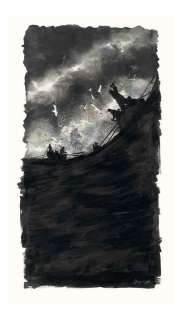Christophe Chabouté - Illustration Moby Dick, La chasse