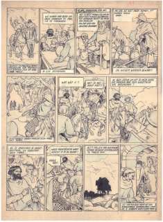 Laudy, Jacques | Laudy, Jacques - De Vier Heemskinderen / La Légende des quatre fils Aymon - original page n°25 + deluxe edition - (1946/2022) | Catawiki