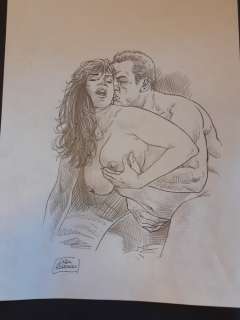 Luca Raimondo | Luca Raimondo Druuna - Illustrazione originale firmata - Page volante - Exemplaire unique - (2022) | Catawiki