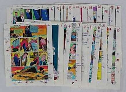 Adrienne Roy - Batman #417 - Original color comic production art - Adrienne Roy - 21 pagina‘s in range 2 t/m 30 - (1988)