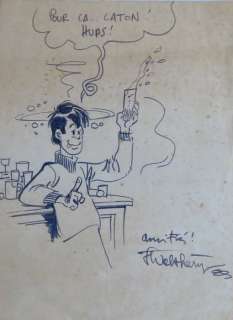 Walthéry | Walthéry, François - Dessin original dédicacé | Catawiki