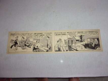 Roy Crane | Wash Tubbs Dailly - Original Comic Strip by Roy Crane - Cartonné - EO - (1938) | Catawiki