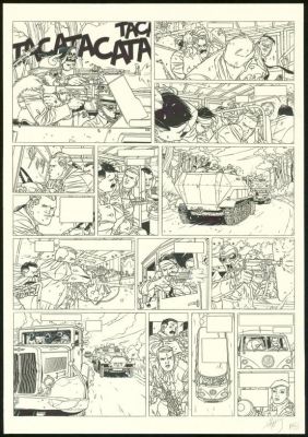 Jean-Christophe Thibert | Planche originale n°44 - Il faut sauver Hitler - Kaplan & Masson | Daniel Maghen