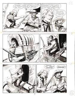 Gallieno Ferri - | Gallieno Ferri - Tavola Originale - Zagor n. 114 "la marcia della disperazione" - (1975) | Catawiki