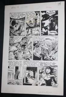 Jack Katz - Adventures into darkness #? P. 14 - la - ‘the stray cat‘ end page - 1950s