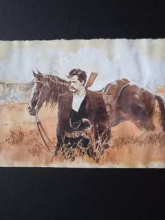 Sergio Tisselli | Sergio Tisselli illustrazione originale "I fratelli James progettano una rapina" - (2012) | Catawiki