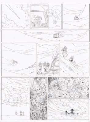 Richard Blake | A Song for Dusrian - Page 3, Métal Hurlant, 2026 | Philippe Labaune Gallery