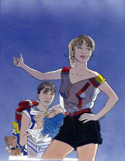 Gibrat, Jean Pierre | Goudard et la parisienne Dessin original à l’encre | Cornette de St Cyr