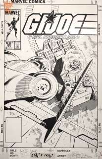 Mike Zeck John Beatty - g. I. Joe, a real american hero 28 cover (marvel, 1984) destro attacks!
