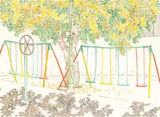 Louise Collet | Carnet du Mexique, 2024 - Plaza El Batan | Huberty Breyne Gallery