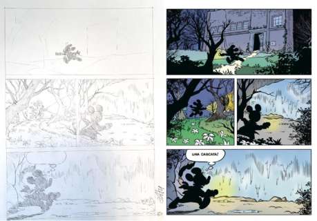 Andrea Castellan (Casty) | Topolino I TL 3429-1P - â€œIo sono macchia neraâ€ - Signed Original Preliminary by Casty - page 51 - 32 x 24 cm - (2021) | Catawiki