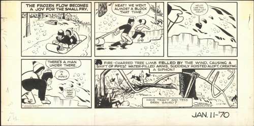 Gould - DICK TRACY, Half Sunday Page (1970) | Russ Cochran