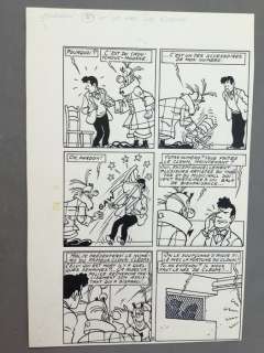 De Moor, Bob | De Moor, Bob - Planche originale - Barelli et le nez de Cléops - (1975) | Catawiki