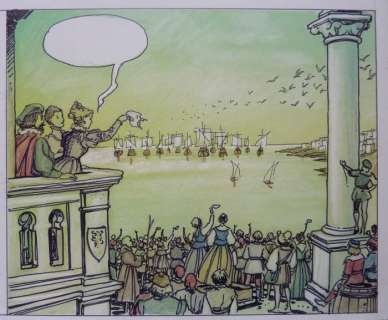 Manara, Milo | Manara, Milo - Original colour drawing - Columbus - (1992) | Catawiki