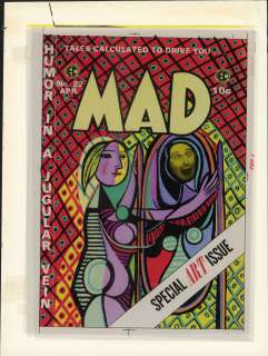 MAD #22 COVER COLOR KEY (1987) | Russ Cochran
