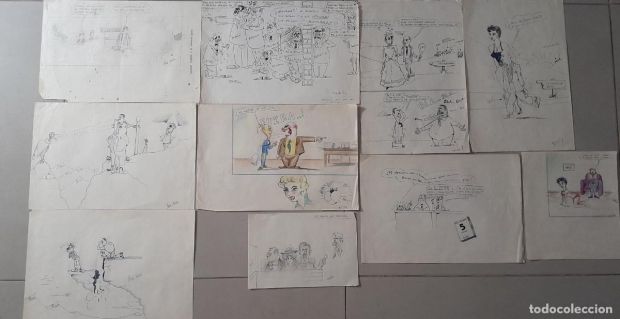 Lote 84 dibujos originales Eduardo Tejeiro 1959/72 historieta tebeo Argentino época dorada | todocoleccion (Buy It Now)