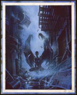 Olivier Ledroit - Illustration originale pour uen affiche poubliée chez Bleu Kobalt  - Xoco