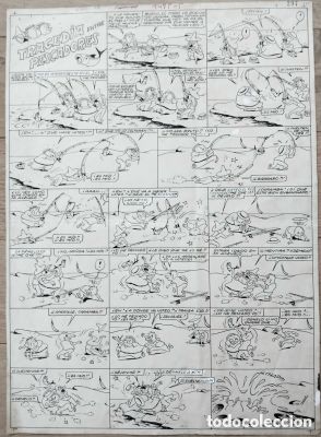 JOSEP COLL - Dibujo original 33 x 45,5cm