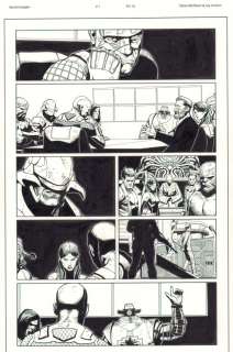 Jay Leisten - Secret Empire #1 P.16 - Captain America, Arnim Zola, Baron Zemo, Psylocke, And Others - 2017