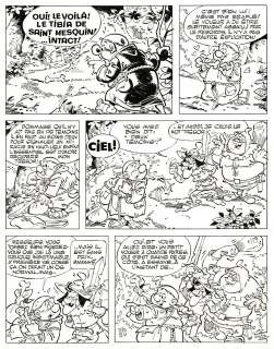 Claude Marin - Lot 337 - Planche originale à l’encre de chine.